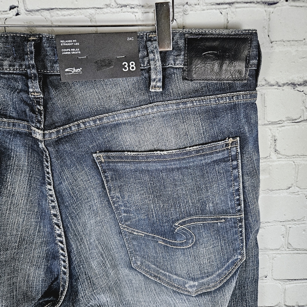 SILVER | Zac relaxed fit straight leg jeans